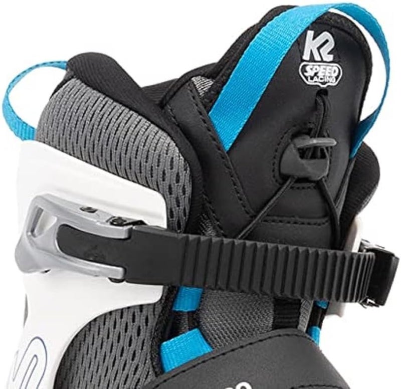 K2 Alexis 84 Pro Gray-Blue Womens Inline Skates - Image 4